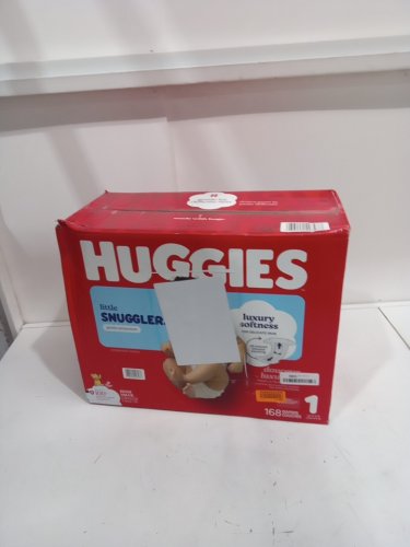 168PK HUGGIES WINNIE THE POOH LITTLE SNUGGLERS DIAPERS - SIZE: 1 image 2