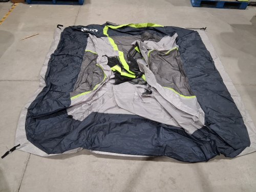 unp 4 - 6 person water and windproof camping tent - 8ft x 7ft x 6ft - navy/grey (model: unp-8772) image 10