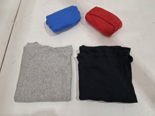 4PK MEN'S FRUIT OF THE LOOM A-SHIRTS RIBBED STRETCH FABRIC - medium  - multicolor image 3