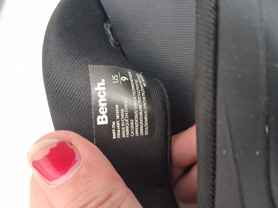 men's bench comfort flip flops - 9 - BLACK (STYLE:1872039) image 3