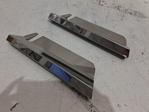 bbq divider replacement - 13 3/4" x 4 1/4" - fits broil king signet & sovereign model gas grills - stainless steel (model : 18429SS) image 3