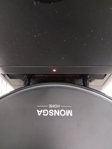 MONSGA 2-in-1 self-emptying robot vacuum cleaner/mop system with app controls - 6000PA - black (model: ms1 max) image 6