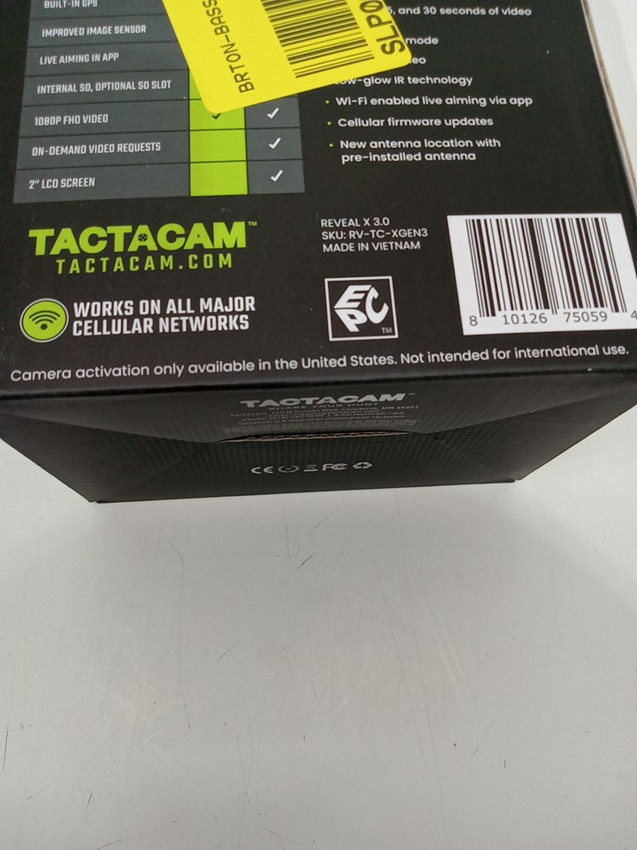 Tactacam Reveal X Gen 3.0 LTE Cellular Trail Camera WITH 8gb INTERNAL storage & 1080p FHD Video - works with USA CELLULAR PROVIDERS, APP & LOCALLY WITH SD CARD *NOT INCLUDED* - brown (model: rv-tc-xgen3) image 4