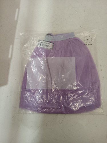 GIRL'S souris mini mesh skirt - size 7Y - purple image 2
