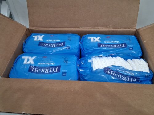 79PK adult medline FitRight Super Protective Disposable Incontinence Underwear - XL - white (model: fit33600A) image 2