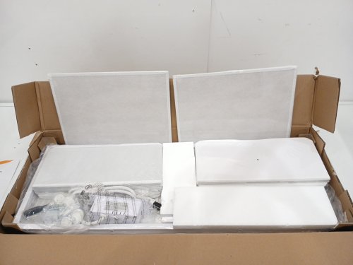 5 Drawer Tall Fabric Storage Dresser - 40" x 15.8" x 11.7" - White (Model: HD023WH-BFD) image 4