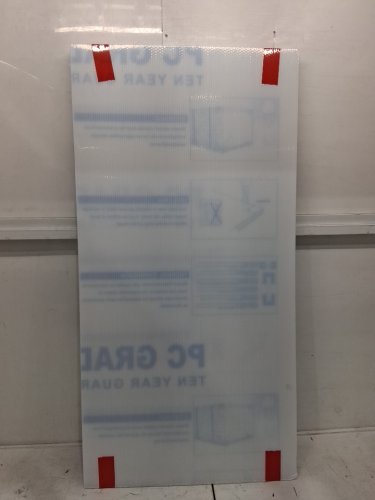 12pc teabelle weatherproof polycarbonate greenhouse panel sheets - 4ft x 2ft, 4mm thick - clear - (model: 462300) image 6