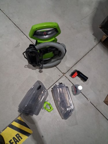 BISSELL LITTLE GREEN PORTABLE DEEP CLEANING VACUUM - 37OZ TANK MAX - GREEN/GREY (MODEL : 2513B) image 3