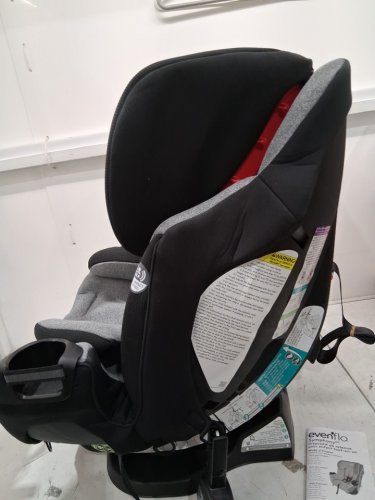 Evenflo SYMPHONY DLX ALL-IN-ONE CONVERTIBLE CAR SEAT WITH EASY CLICK INSTALL - Ashland Grey (MODEL: 34612173C) image 4