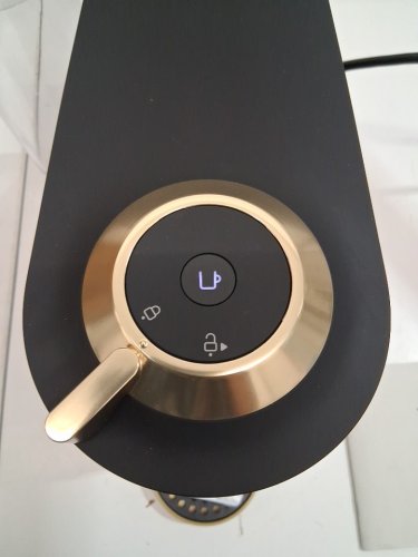 BREVILLE NESPRESSO VERTUO POP+ DELUXE COFFEE AND ESPRESSO MACHINE - MATTE BLACK/GOLD (MODEL: BNV125MTB) image 4