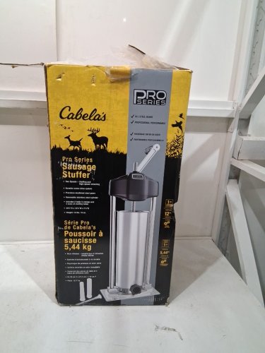 Cabela's Pro Series Sausage Stuffer - 12lbs max - silver image 2
