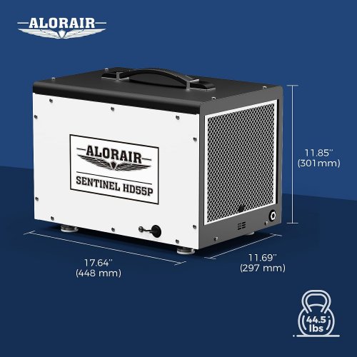 ALORAIR Crawl space Dehumidifier with Pump - 15 GAL - 1300Sq.FT - White (Model: Sentinel HD55P) image 4