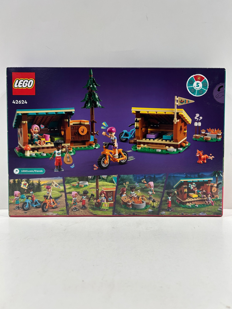 437pc Lego - friends - adventure camp cozy cabins (42624) image 4