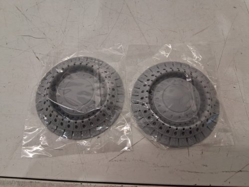 2 nipoko silicone bathroom shower drain hair catcher - grey image 2