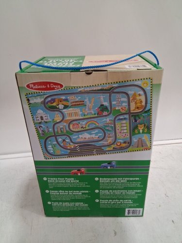 48PC melissa and doug TRACKS floor puzzle - RACE AROUND THE WORLD (MODEL: 1976489) image 3