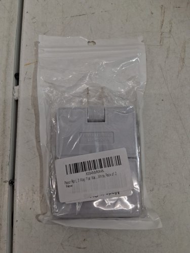 2PK 3-WAY FLAT OUTLET EXTENDER - 10A/250V - GREY image 3