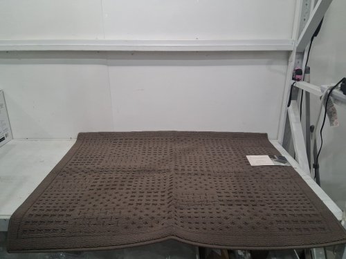 laura ashley accent rug with non-slip base, machine washable - 36" x 47" - BROWN (model: 6645321) image 2