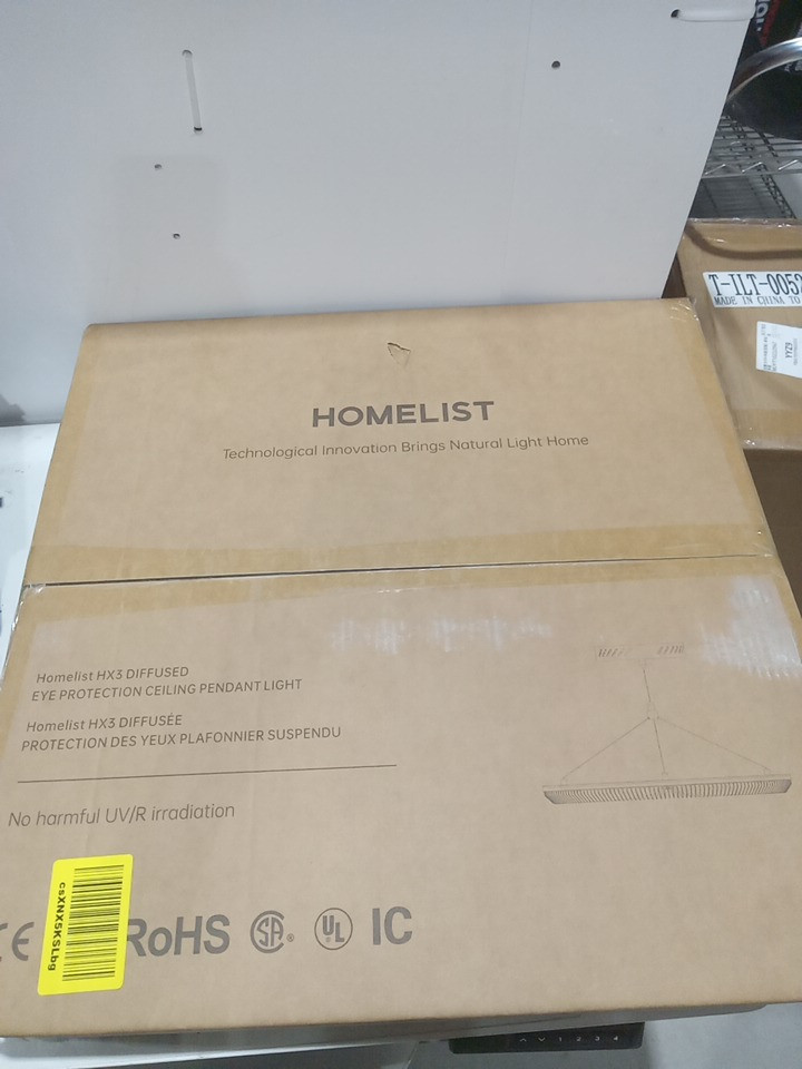 Homelist HX3 Diffused Eye protection ceiling pendant light - 110v 120w (Model: M538XD120M2BK) image 4