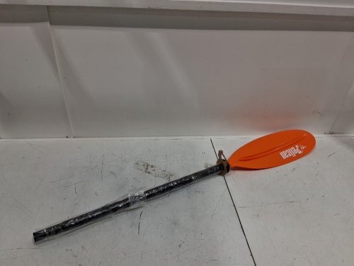pelican standard kayak paddle with drip ring - 0/65° - 87" - aluminum/orange/black (model : ‎PS1967-00) image 3