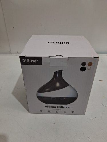 compact aromatherapy diffuser with remote - deep wood grain (model: wpd1) image 2