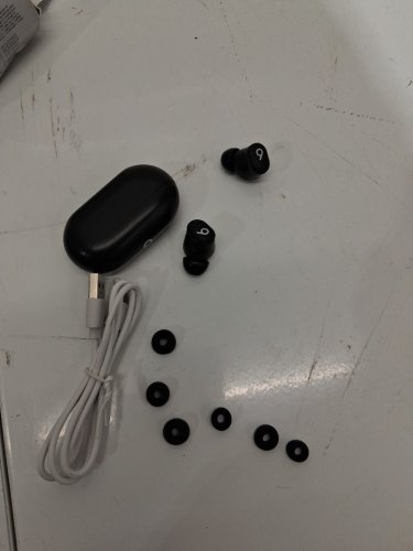 BEATS SOLO BUDS BLUETOOTH EARBUDS WITH 18 HOUR BATTERY LIFE AND BUILT IN MICROPHONE - COMPATIBLE WITH APPLE AND ANDROID - BLACK (MODEL: A3150, A3151, A3152) image 3