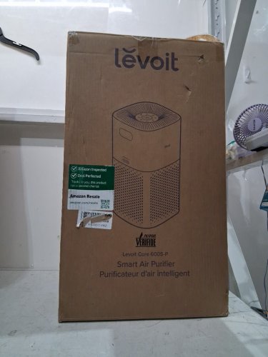 levoit vesync core 600s true hepa filter large room air purifier with app control - 1980sq.ft/hr coverage - white (model: lap-c601s-wca) image 4