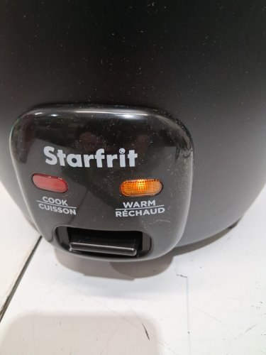 Starfrit Electric Rice Cooker with strainer and ladle- 10 Cups - 400W - BLACK image 4