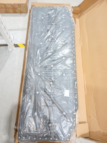 Giantex Upholstered Bed Frame with upholstered Crystal Tufted headboard - Queen - Grey (Model: HU10169GR) image 4