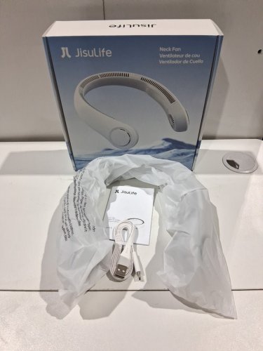 Jisulife LIFE4 5-Speed portable neck fan - OSFM - White (model: fa14-s) image 2