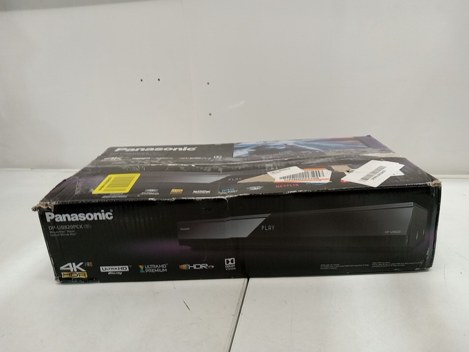 Panasonic Ultra HD Blu-ray Player with Dolby Vision, Hi-Res Audio & Voice Assist - Black (MODEL: DP-UB820PCK) image 2