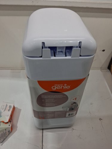 DIAPER GENIE ESSENCE PAIL DIAPER PAIL SYSTEM WITH EASY ROLL REFILL - 24" - WHITE (MODEL: I000908) image 4