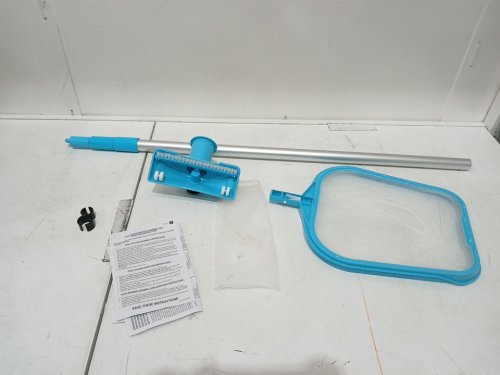 INTEX BASIC POOL MAINTENANCE WAND & NET FOR ABOVE GROUND POOLS - 94" - BLUE/ALUMINUM (MODEL: 28002E) image 3
