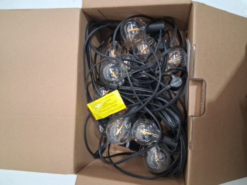 rtty Outdoor G40 Globe LEDs Patio String Lights with 26 Bulbs - 50FT - 25w (model: cmc-0251) image 3