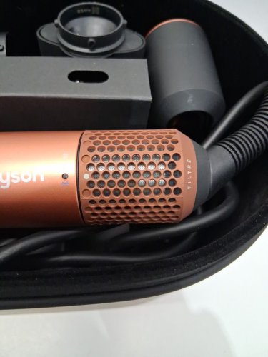 6PC DYSON i.d curly + coily airwrap multi styler and hair dryer with bluetooth - amber silk ( model: hs08) image 5