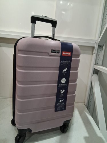 WRANGLER HARD SIDE SPINNER WHEEL CARRY-ON LUGGAGE - 22" - PURPLE/KEEPSAKE LILAC (MODEL: WR-87720-530) image 2