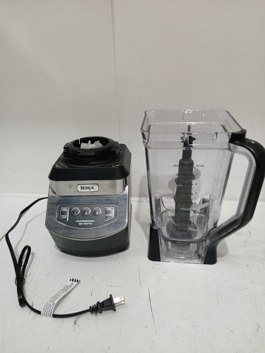 NINJA PROFESSIONAL BLENDER - 72oz PITCHER/900w - BLACK/SILVER (MODEL: NJ600WMC) image 2