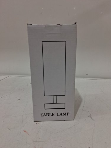 Fenmzee Table Lamp for Nightstand - 12.8" - beige/black - (model:gy0203) image 2