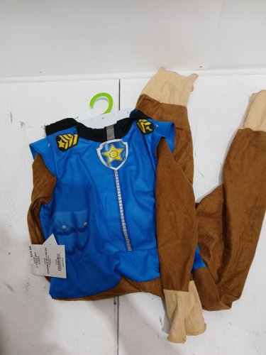 3PC toddler's DISGUISE PAW PATROL CHASE COSTUME - medium (3t-4t) - BROWN/BLUE (model: 119979m) image 2