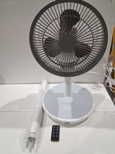 Woozoo 360° Pedestal 12-SPEED Air Circulator - ADJUSTABLE HEIGHT 21" TO 40" - WHITE (Model: STF-360DC/1747373) image 3