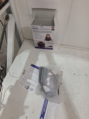 dr.ho's  neck comforter  -with easy manual hand pump - purple -osfm image 3