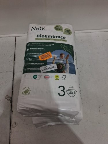 100PK ECO BY NATY bioembrace BABY DIAPERS - size 3 image 2