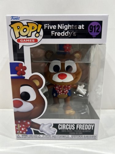 Funko pop! Games: five nights at freddy’s - circus Freddy vinyl figure (#912) image 2