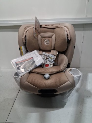 Cybex gold Callisto G 360 Rotating All-in-One Convertible Car Seat with safety assure protection system - 120LBS MAX - ALMOND beige (model: 524000601) image 8