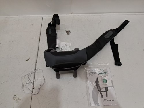 Snailax 4D Deep Kneading Handheld Cordless Neck & Back Massager - black/grey (model: sl-681) image 3