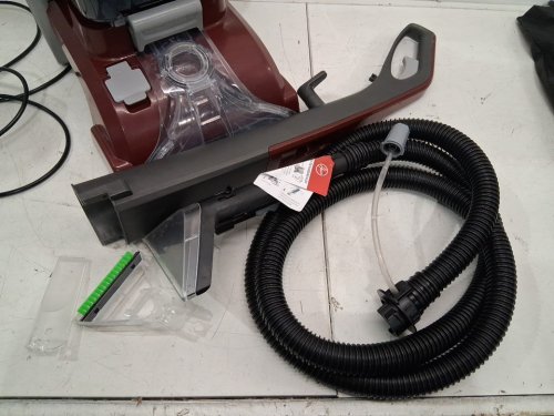 Hoover PowerScrub Deluxe Upright Carpet Cleaner with Spin Scrub, Multi‑Directional Brushes, Dual‑Tank System, Heat Force Rapid‑Dry, and Automatic Detergent Mixing - 20 FT Cord - red/black (MODEL: FH50150VCD) image 4