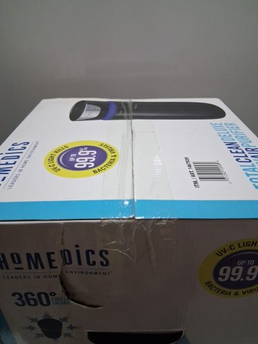 Homedics 5-in-1 TOTAL CLEAN DELUXE uv air purifier - black (model: 1467939) image 3