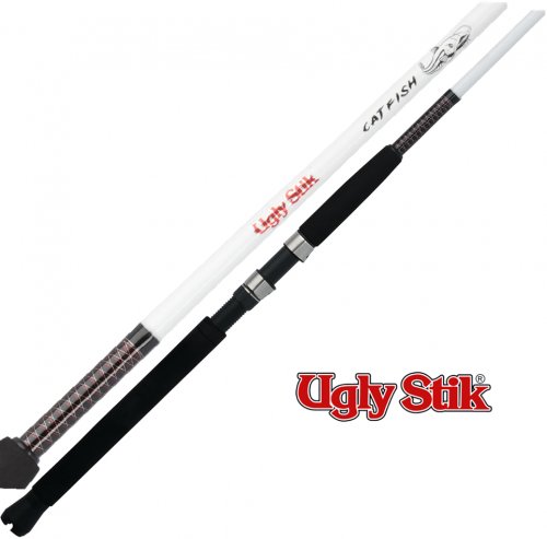 2PC UGLY STIK CARBON CASTING MEDIUM-HEAVY CAT FISHING ROD - 8FT - 15-30LB line (MODEL: ‎USCACAT802MH) image 2