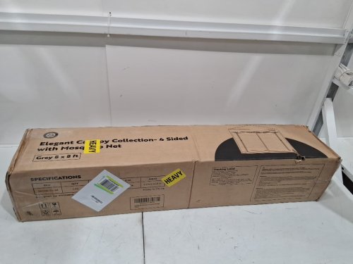 VIVOHOME Easy Pop-Up Canopy Outdoor Screen Tent with Mosquito Netting 2 Zipper Doors - 8FT X 8FT - grey (MODEL: vh1325-gy-n1) image 2