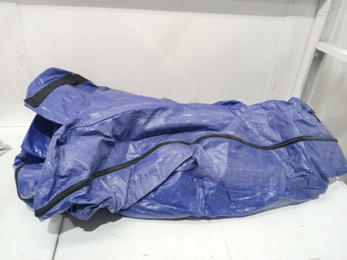 Heavy Duty Mattress Bag with Hand Grips for Moving and Storage - QUEEN Size (82" x 57" x 15") - blue image 3