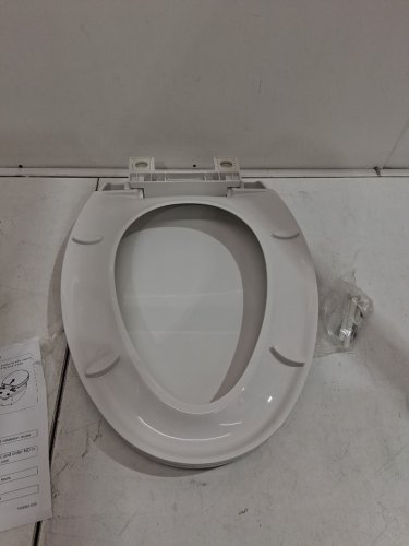 Garvee Elongated Toilet Seat with Slow Soft Close - 19" - white (model: pho_161cy13u) image 4